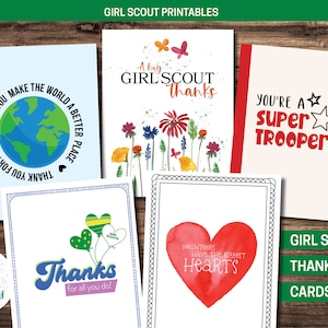 Girl Scout bedankkaartjes
