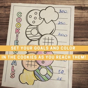 Girl Scout Cookie Goal Tracker Printable - Etsy