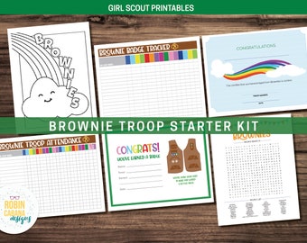 Girl Scout Brownie Troop Starter Kit Bundle - Printables