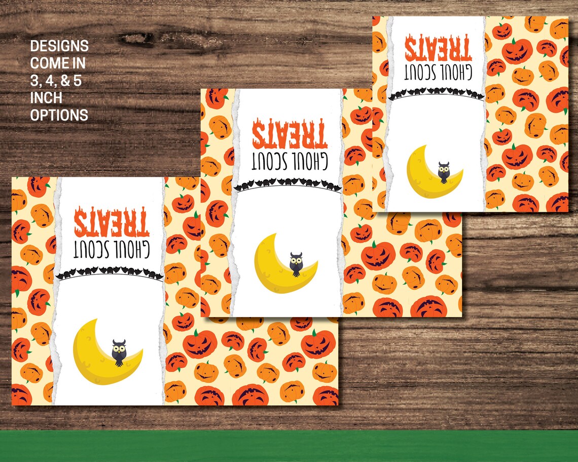 Girl Scout Halloween Treat Bag Toppers Printables - Etsy