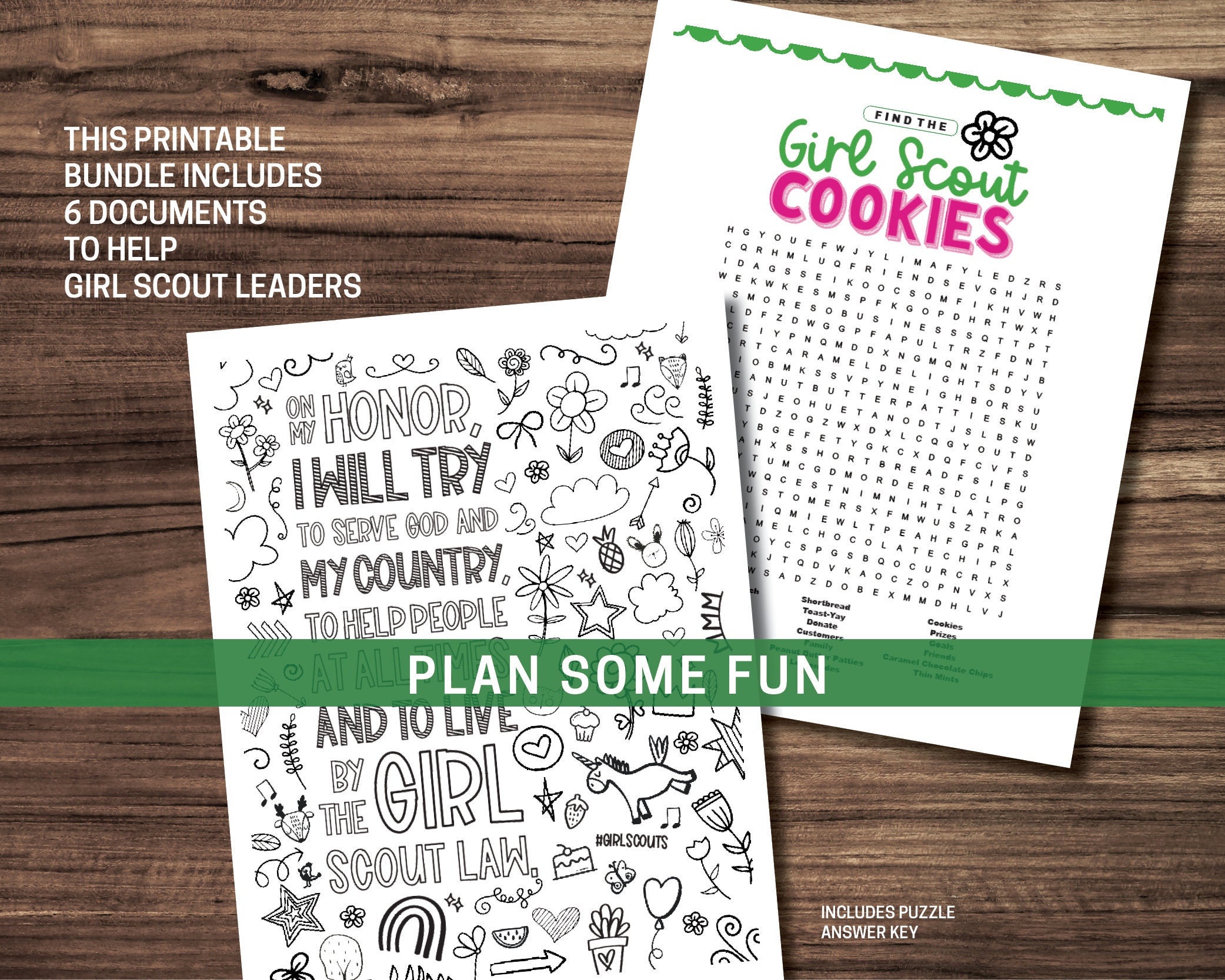 Girl Scout Junior Troop Starter Kit Bundle Printables - Etsy