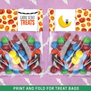 Girl Scout Halloween Treat Bag Toppers - Printables - Etsy