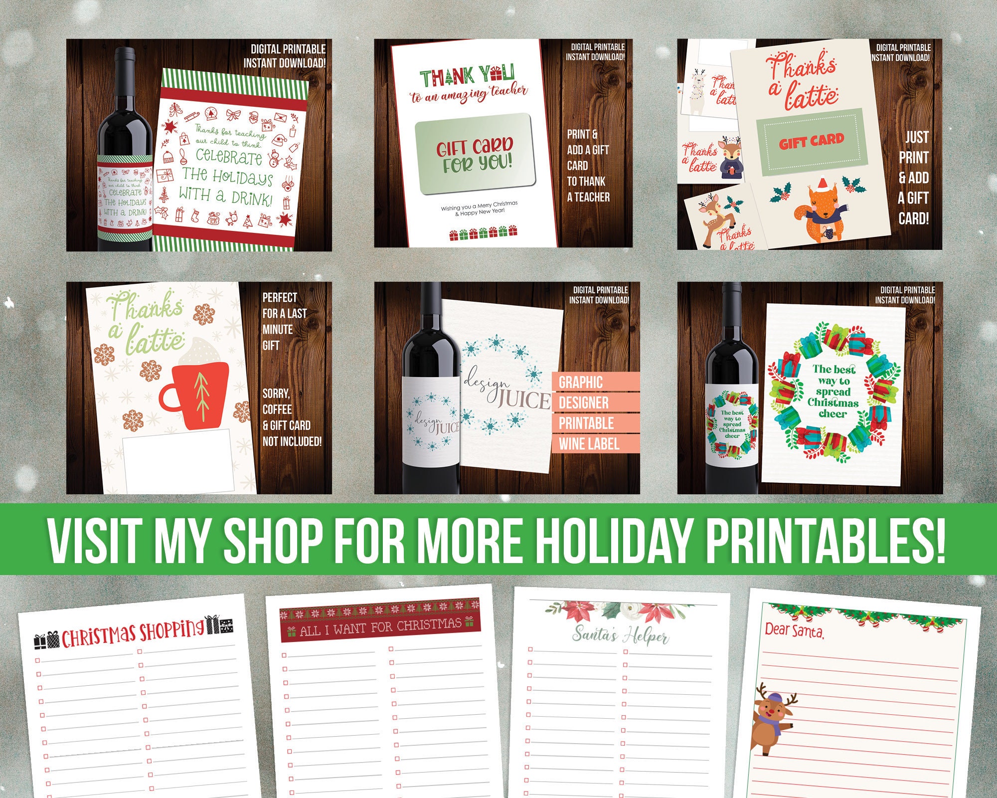 Christmas Scavenger Hunt Printable - Etsy