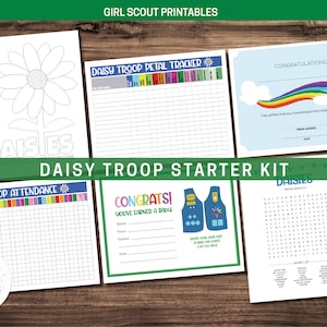 Girl Scout Daisy Troop Starter Kit Bundle - Printables