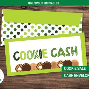 Girl Scout Cookie Sale Geldenvelop