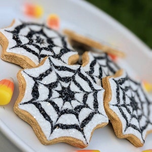 Halloween Cookies,Spider Web, Halloween Tiered Tray Decor, Faux Halloween Cookies, Halloween Sugar Cookies, Fake Halloween Cupcakes