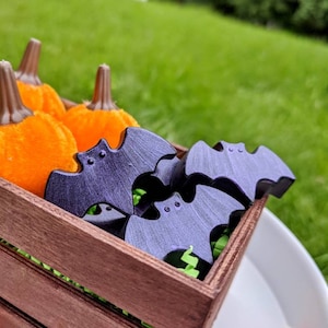 Fake Halloween Bat Chocolates,Fake Halloween Chocolates, Faux halloween Cupcakes, halloween decor, Halloween tiered tray decor