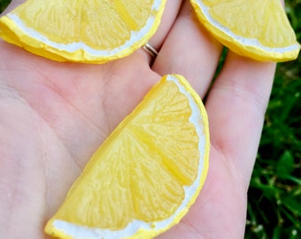 Fake MINI Lemons, realistic lemons, lemon decor, plastic lemons, lemon props