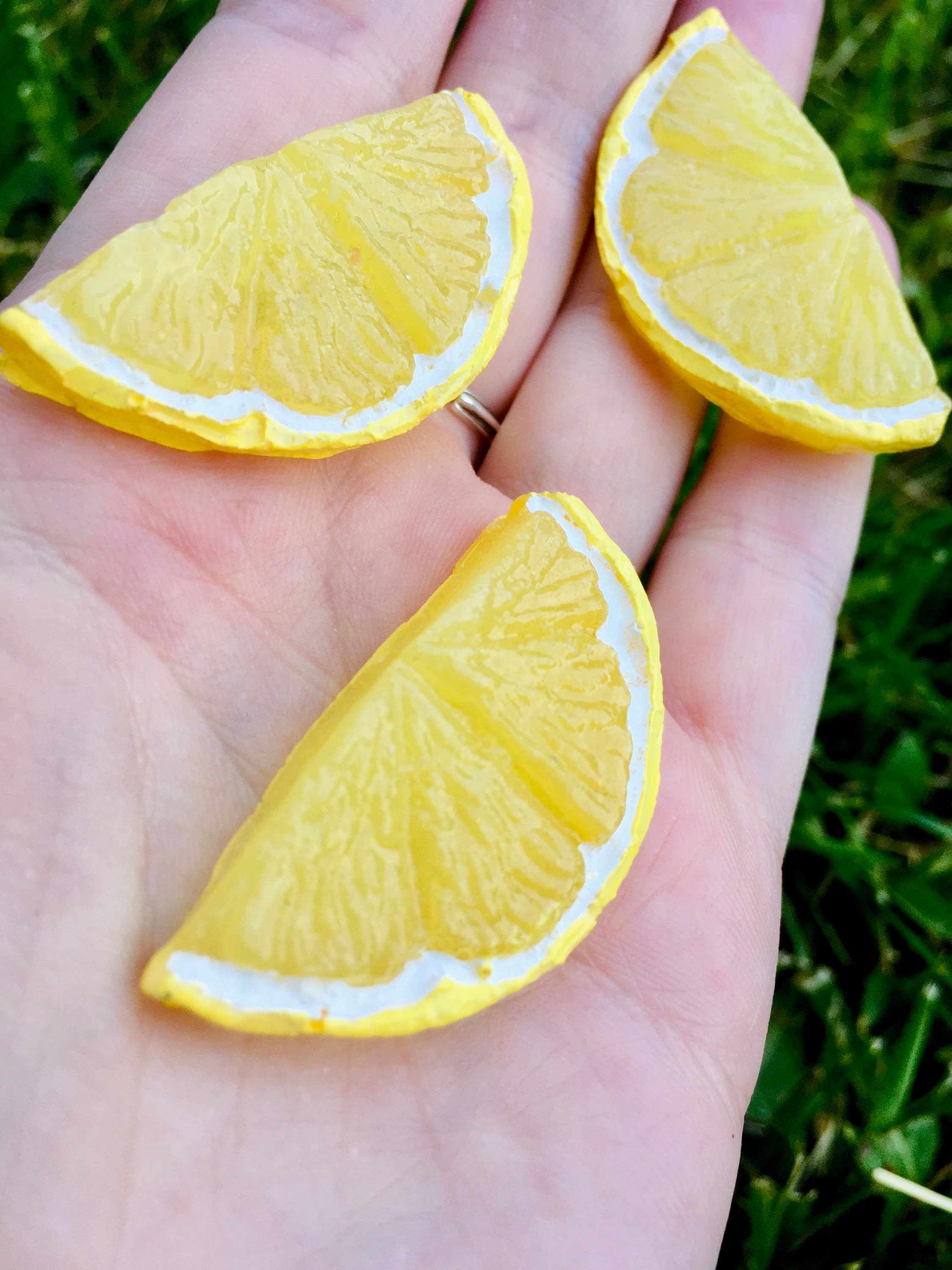 Fake Lemons realistic lemons lemon decor plastic lemons Etsy
