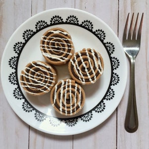 Felt Cinnamon Rolls, Felt Play Food, Felt Cinnamon Buns