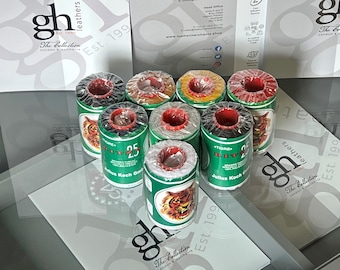 Tiger Thread Ritza25: 0.8mm Waxed Polyester Hand Sewing Thread, 500 Metres