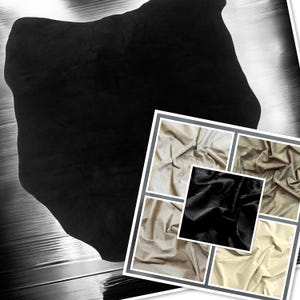 Pig Suede 3-6: Feather-Light 0.5-0.6mm, 105 x 95cm, 44 colours. Soft luxury for lining garments and bags. 14 sq ft of style awaits you.