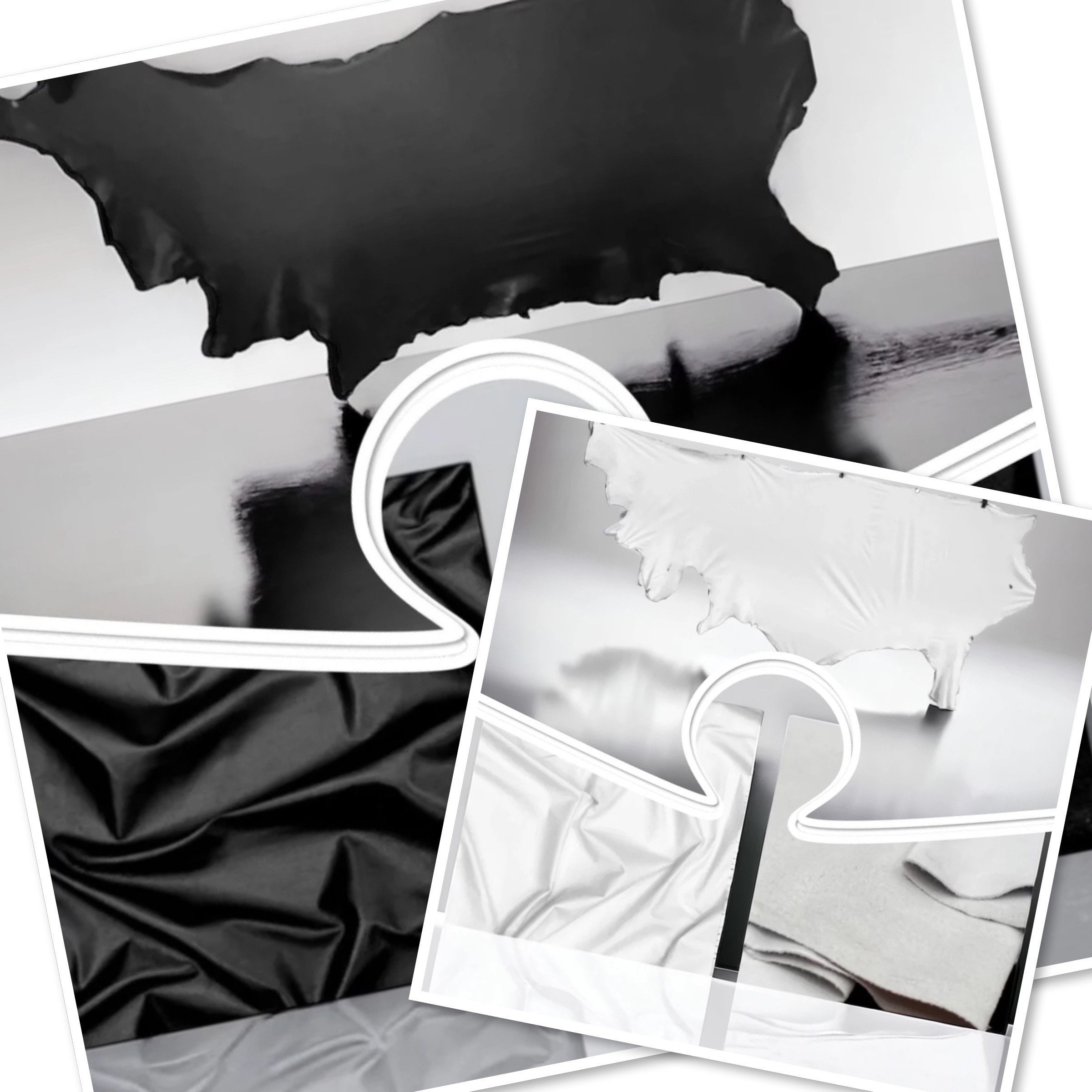 World-renowned Japanese Leather, 0.5/0.6mm, Black or White