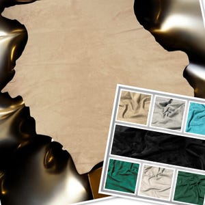 Goat Suede Styles 1-3, Radiant Craftsmanship: 5 sqft, 0.5/0.6mm, 60x50cm. 23 colours for delicate creations with intense colour depth.