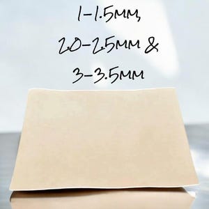 Trimmed Vegetable-Tanned Leather, Rectangular Cut (Approx 120cm L/70 cm W)  For Tooling, Moulding, Engraving. Readily Accepts Dyes & Stains.
