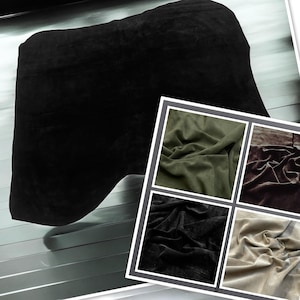 Washable Calf Suede Variants : (1.1-1.2mm 3oz)