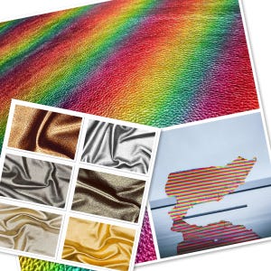 Vegas Leather, scatena il glamour: pelle di vitello pieno fiore laminata, 0,9-1,1 mm, 2-3 once. Perfetta per borse e calzature. Fascino metallico, superficie media di 2,2 m².