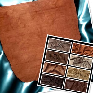 Pig Suede 2-6: Feather-Light 0.5-0.6mm, 105 x 95cm, 44 colours. Soft luxury for lining garments and bags. 14 sq ft of style awaits you.