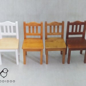 4x Wooden chairs for toddler, chair for children zdjęcie 7