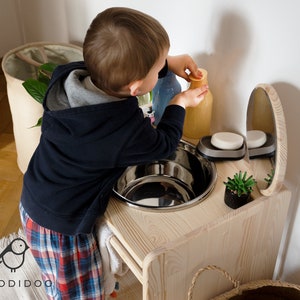 Montessori-Waschbecken, Waschbecken für Kinder, Waschbecken für Kinder, Waschtisch, Waschbecken, Bild 6