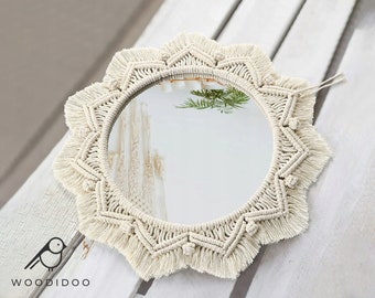 Macrame spiegel Boho woondecoratie