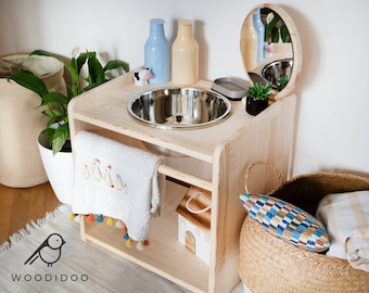 Lavabo Montessori, Lavabo per bambini, Lavabo per bambini, Waschtisch, Lavabo,