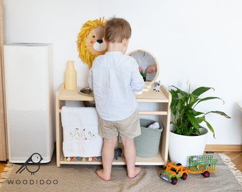 Lavabo Montessori, Lavabo pour enfants, Lavabo pour enfants, Waschtisch, Lavabo,