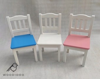 Handmade wooden chair for child MORE COLORS Wooden furniture Present for child wooden chair