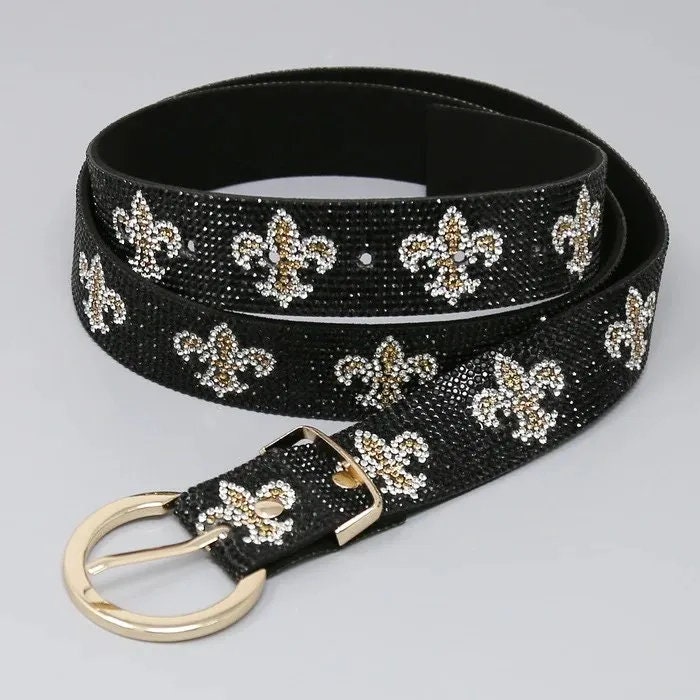 Gucci Bee/Star Leather Belt