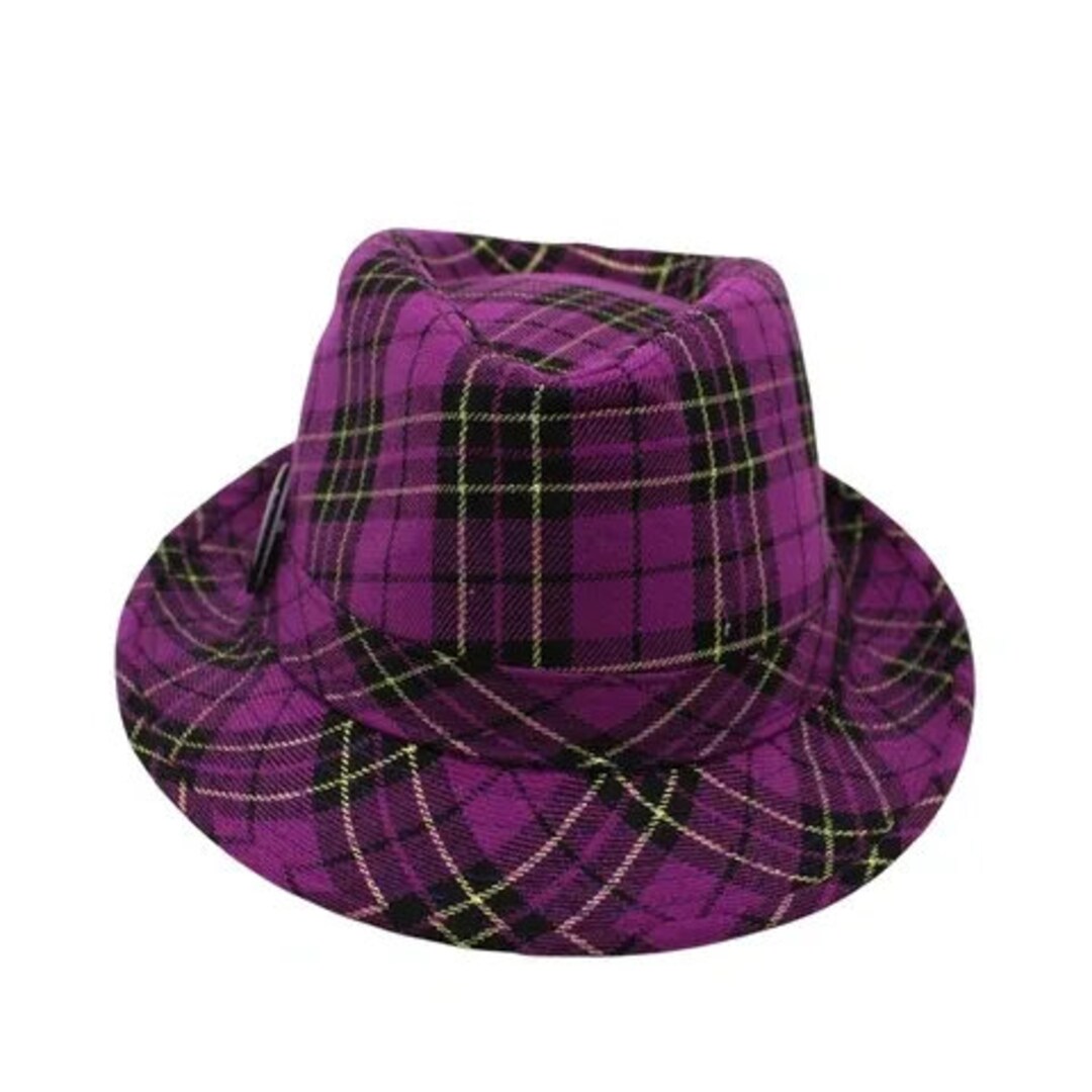 mardi gras fedora hat