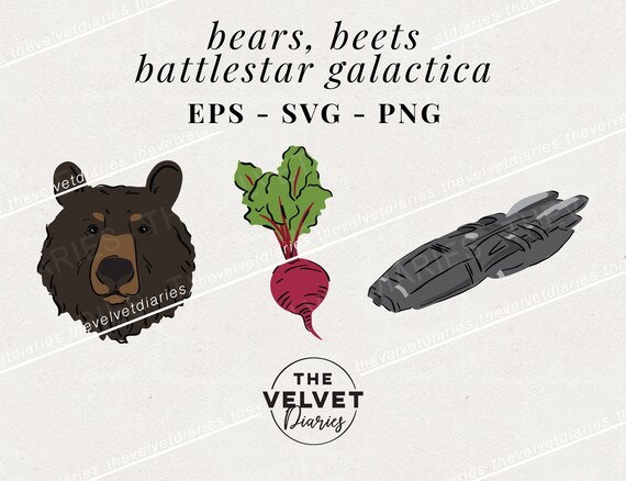 Bears Beets Battlestar Galactica The Office Dwight Schrute Etsy