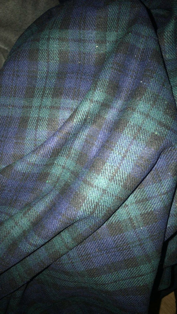 black watch wool fabric