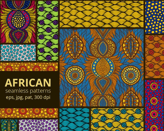 African top fabric patterns