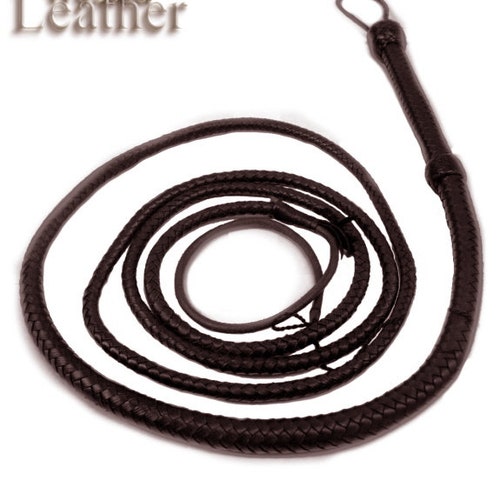 Generic - Fouet d'Indiana Jones de 3 mètres de luxe en véritable cuir
