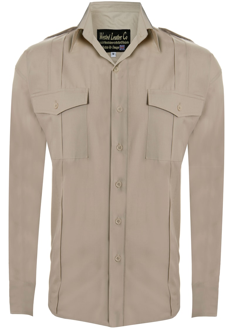1930s Mens Shirts | Dress Shirts, Polo Shirts, Work Shirts Indiana Jones Shirt 1930s  $70.89 AT vintagedancer.com