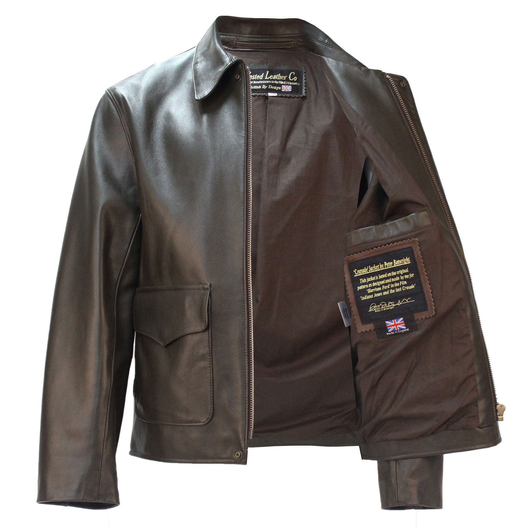 Wested Leather Co クルセイダースジャケット ヴィンテージ加工 激レア！Wested Leather(ウェステッドレザー)のクルセイダース