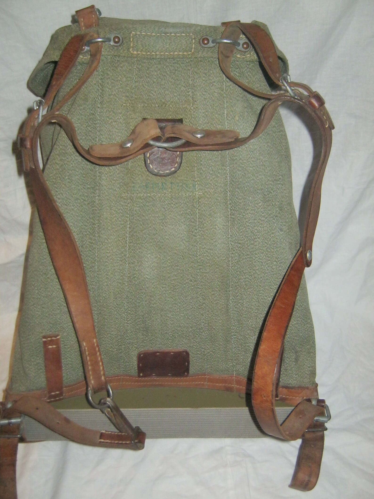 1957 Vintage Swiss Army Backpack Citybag Salt and Pepper Swiss Etsy