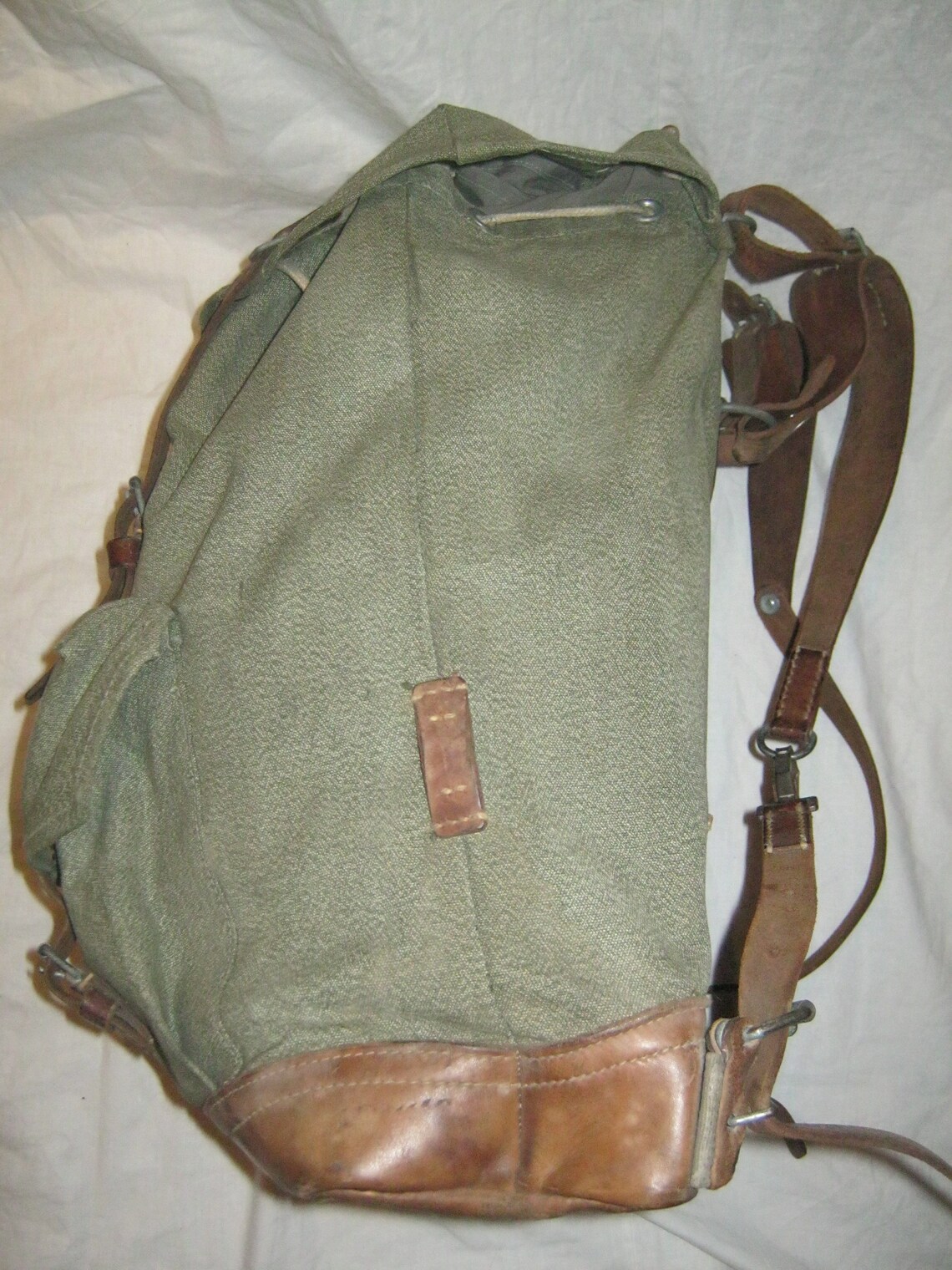 1957 Vintage Swiss Army Backpack Citybag Salt and Pepper Swiss Etsy