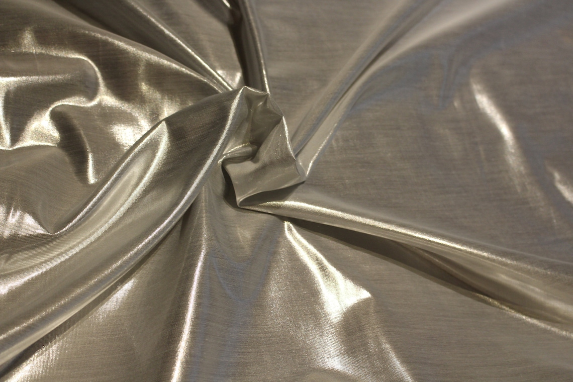 Silver Lurex Lame Fabric Lightweight 1.50m/60 Wide Etsy