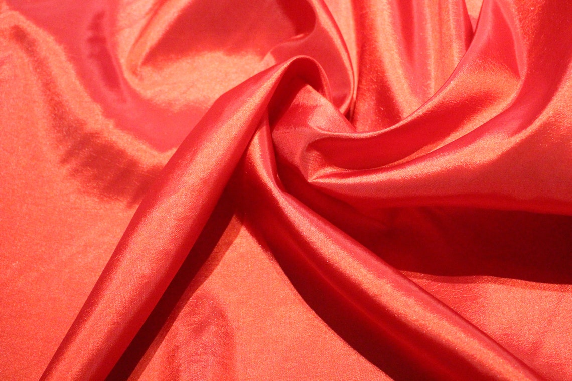 Taffeta Dress Fabric Silk Immitation/faux Two/single Tone 1.48m / 58