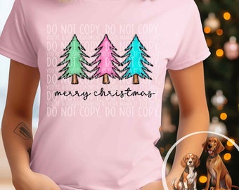 Merry Christmas PNG, Black and White Text included, Holiday Design, Digital Design, Instant Download