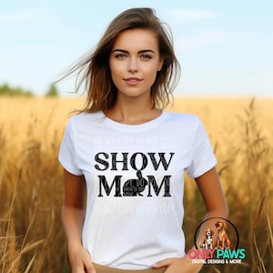 Show Mom, Rabbit, PNG, Digital Design for Sublimation, Instant Download