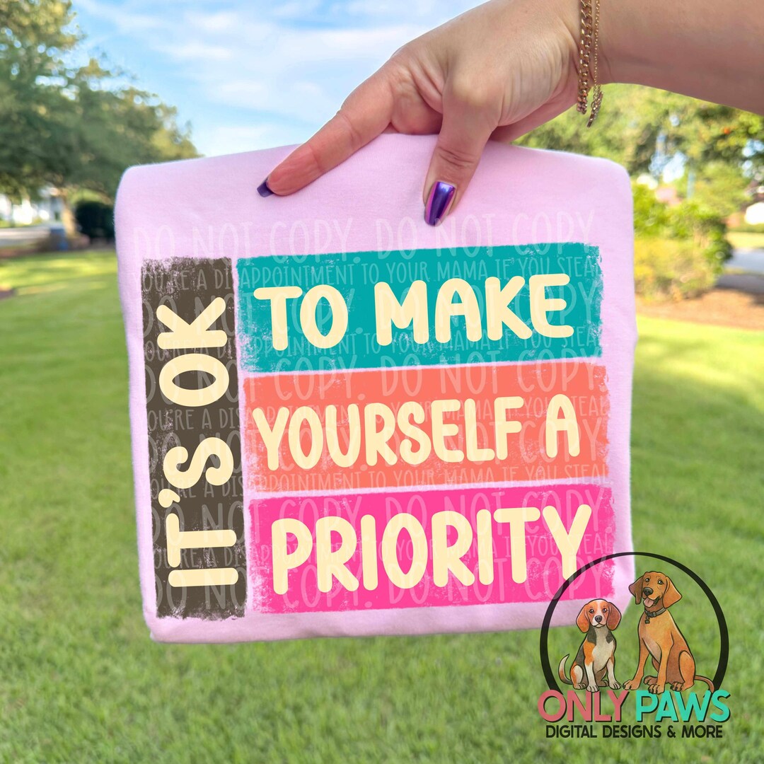 Mental Health Awareness, Make Yourself a Priority Digital Design for ...