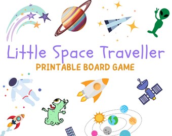 Printable Space Game - Etsy