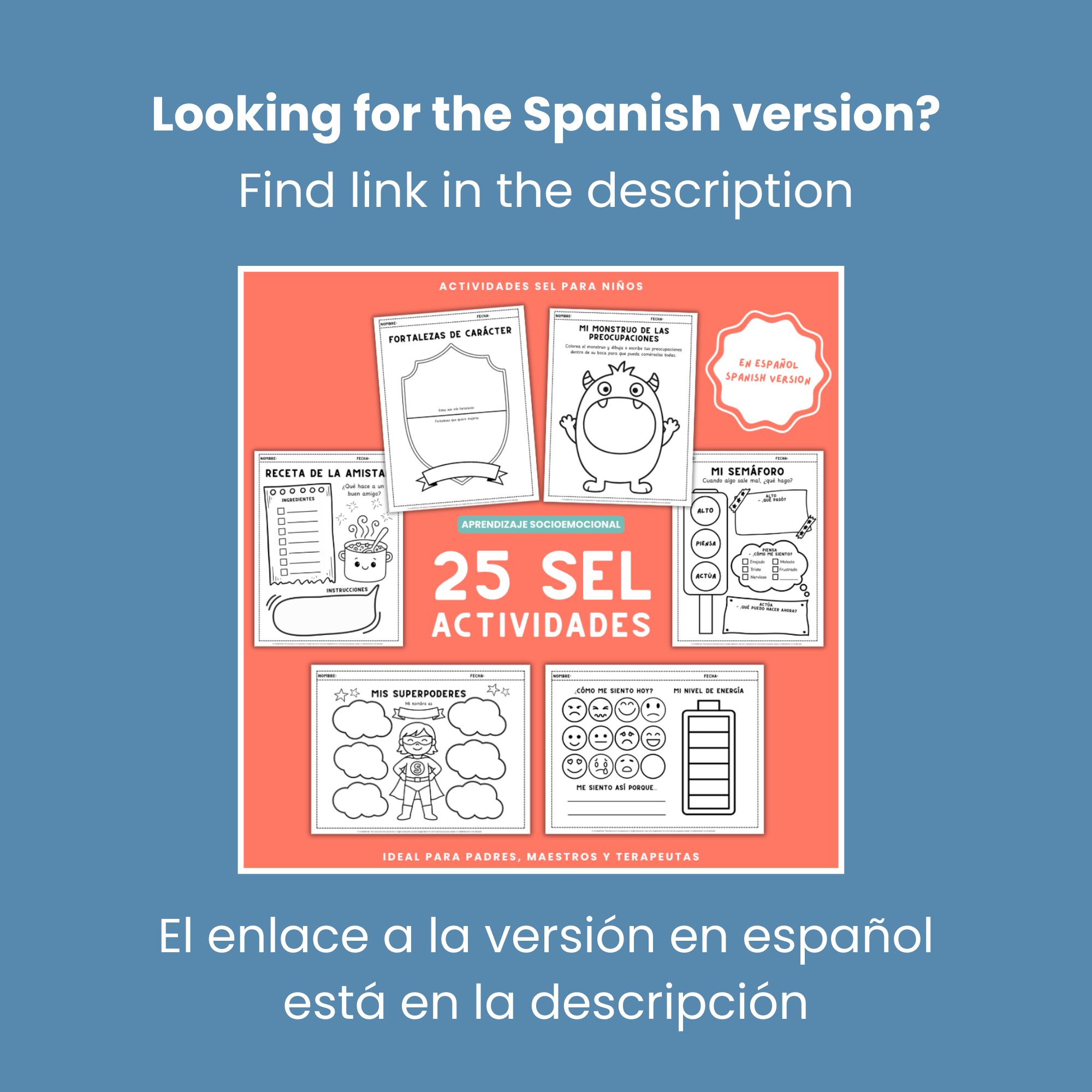 25 SEL Worksheets Bundle for Kids | Social Emotional Learning ...