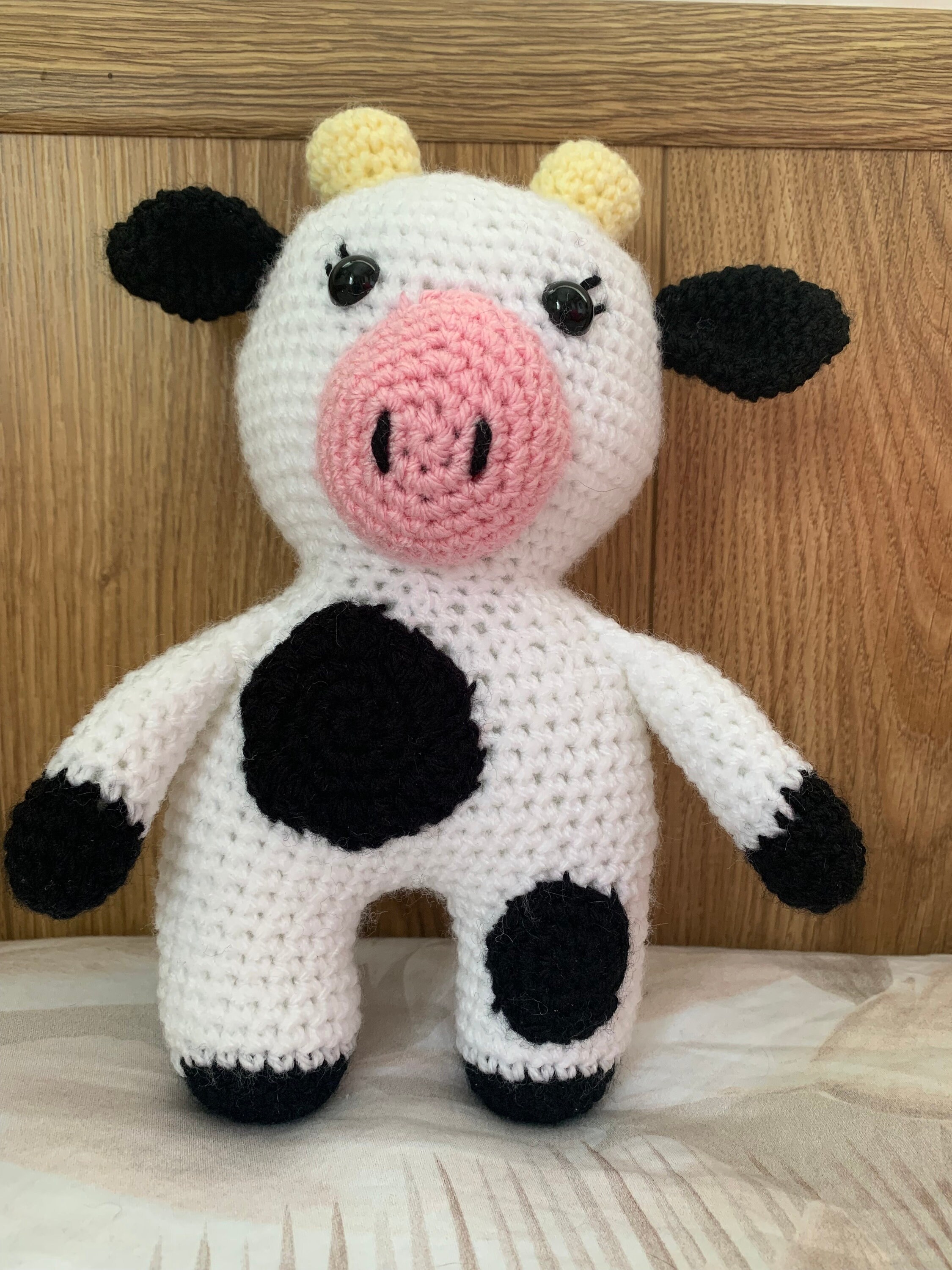 Super cute crochet cow Etsy