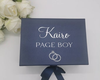 Page Boy Gift Box, Page Boy Proposal Box, Page Boy Box, Bridal Party, Page Boy Gift, Best Man Box