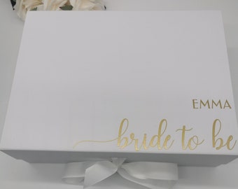 Bride To Be Gift Box, Bride Gift, Bride To Be, Wife Gift Box, Wedding Box, Luxury Groom Gift Box, Large Gift Box, Fiancee Gift