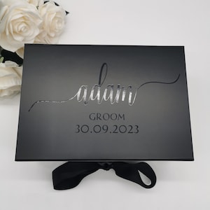 Geschenkdoos bruidegom, geschenk bruidegom, bruiloftsdoos, grote geschenkdoos, kleine geschenkdoos