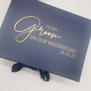 Personalised Groom Gift Box, Groom Gift, Wedding Box, Luxury Groom Gift Box, Large Gift Box
